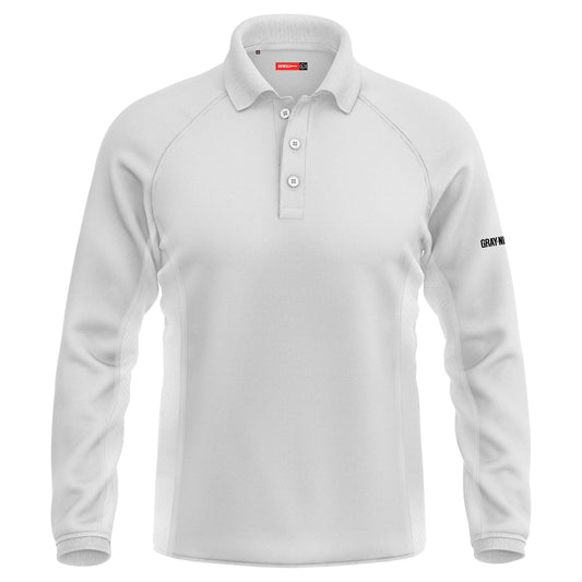 GRAY-NICOLLS GN Select XP Long Sleeve Shirt White - Juniors