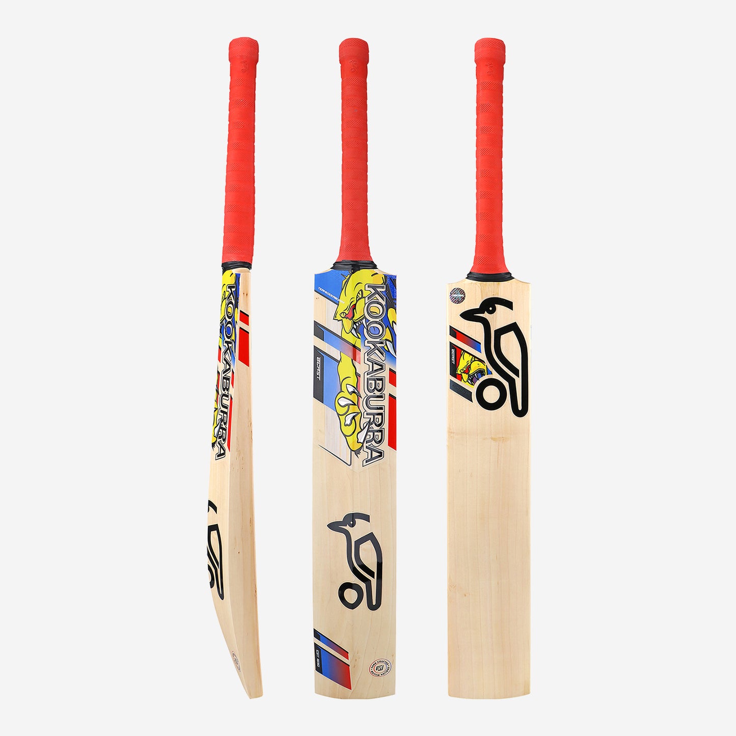 KOOKABURRA Beast Pro Players Grade 1 English Willow Cricket Bat '24 - Short Handle