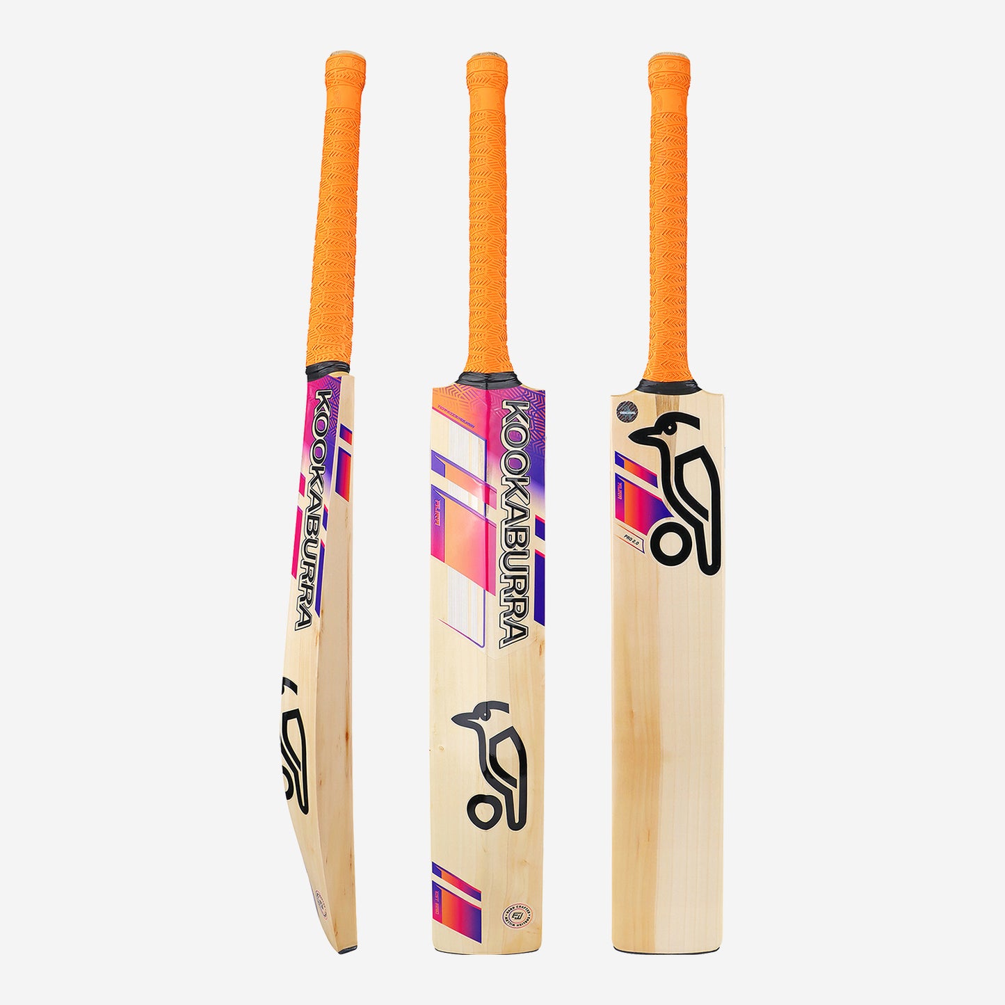 KOOKABURRA Aura Pro 2.0 Grade 3 English Willow Cricket Bat '24 - Senior Short Blade