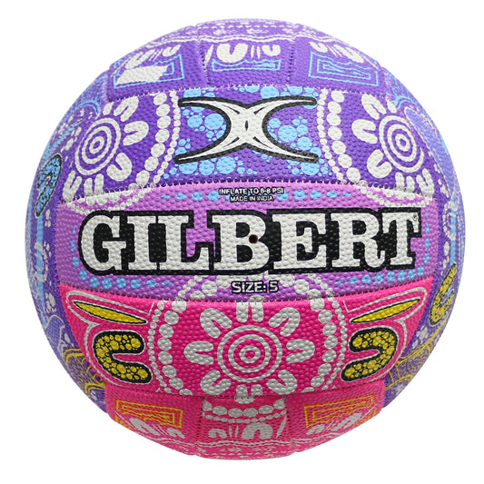 GILBERT Indigenous Supporter Netball - Size 5