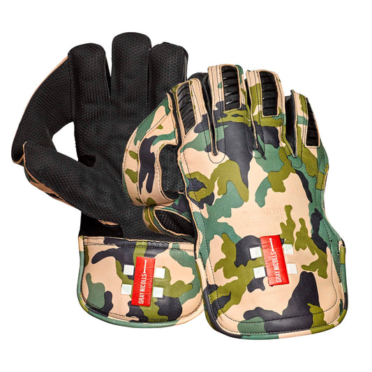 GRAY-NICOLLS GN Limited Edition Players Camo Wicket Keeping Gloves - Adult