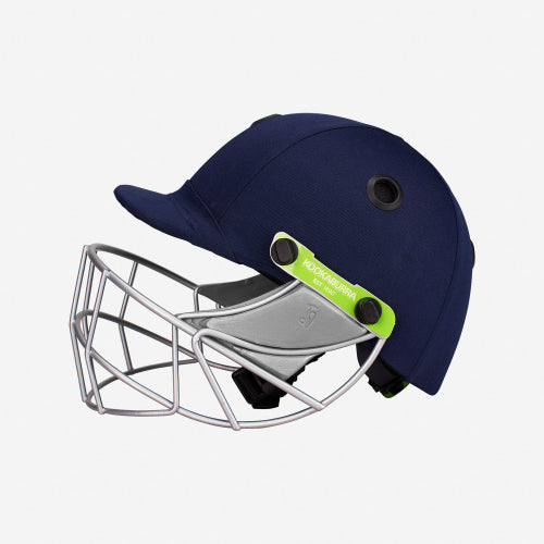 KOOKABURRA Pro 600 Steel Cricket Helmet Navy with Adjustment Dial