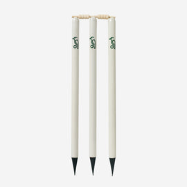 KOOKABURRA Ferule Metal Tipped Cricket Stumps - 6 Stumps with Bails