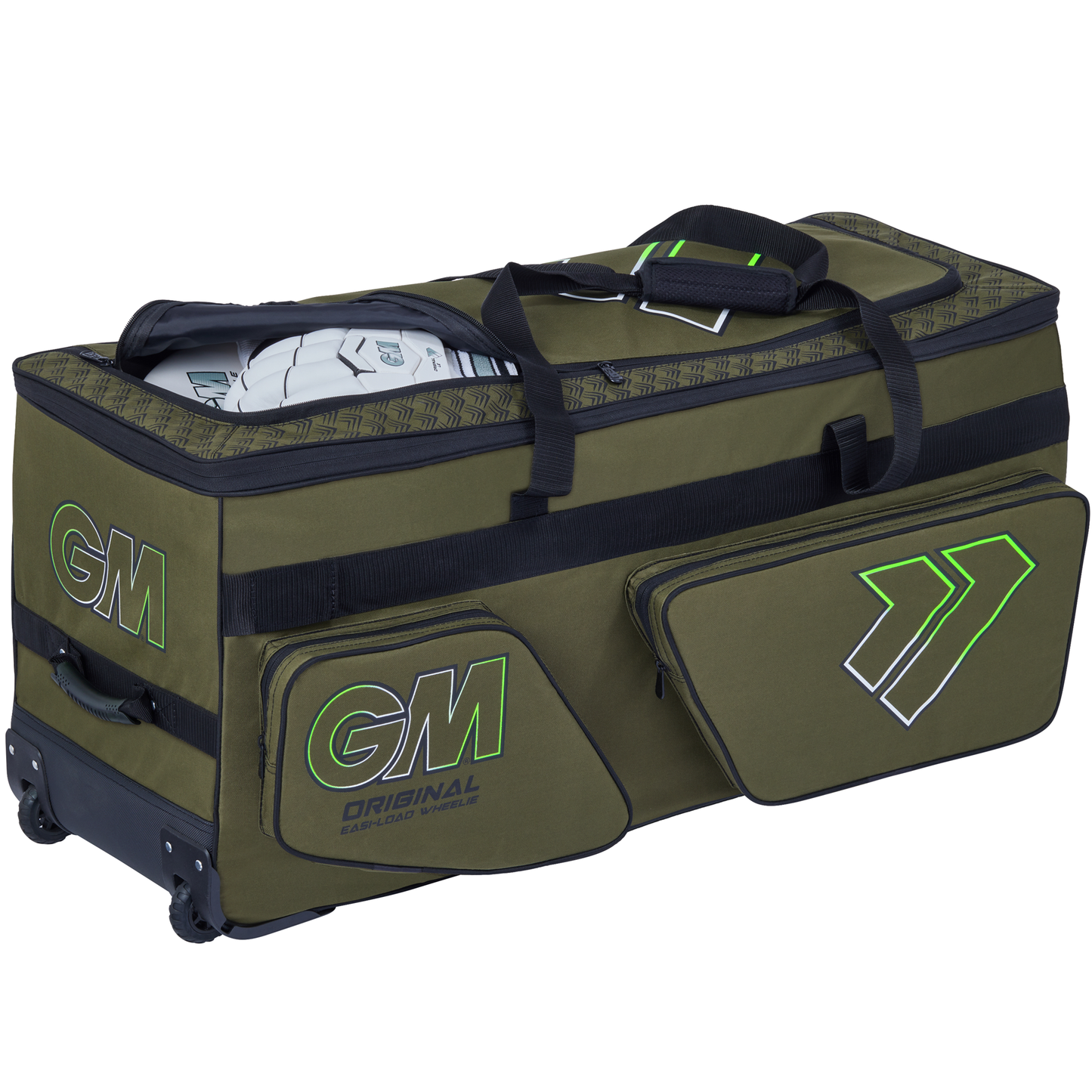 GUNN & MOORE GM Original Easi-Load Wheelie Kit Bag '25 - 92x36x49cms