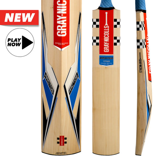 GRAY-NICOLLS GN Arctos 1750 Play Now Grade 1 English Willow Cricket Bat - Short Handle