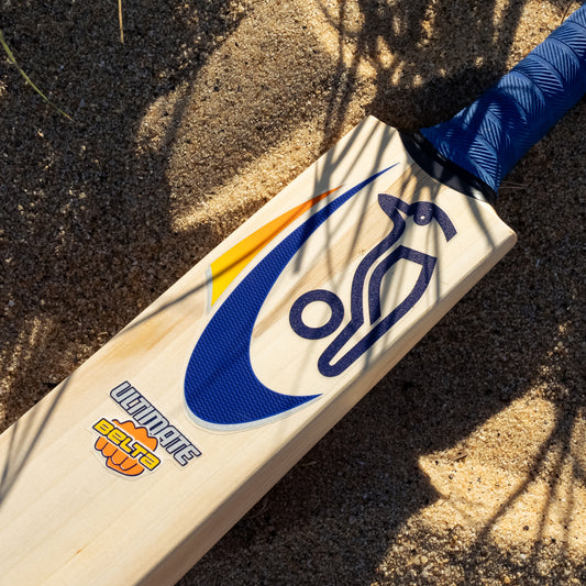 KOOKABURRA Retro Ultimate Belta Grade 3 English Willow Cricket Bat - Short Handle