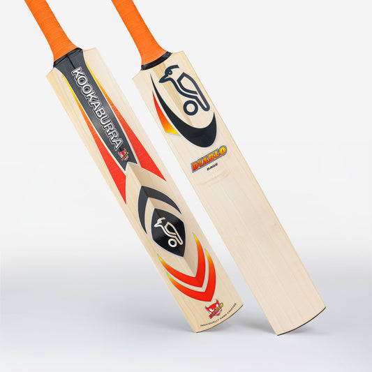 KOOKABURRA Retro Diablo Rage Grade 4 English Willow Cricket Bat - Small Adult
