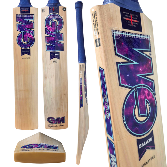 GUNN & MOORE GM Galaxy Signature L555 Grade 2 English Willow Cricket Bat '26/27 - Adult