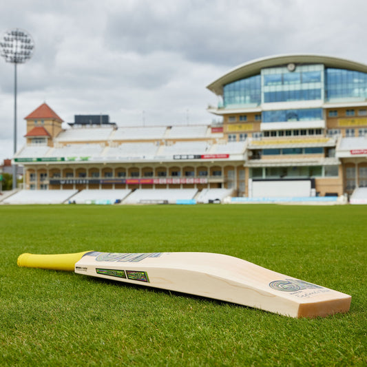 GUNN & MOORE GM Psyche 808 Delta L540 Grade 2 English Willow Cricket Bat - Senior Short Blade