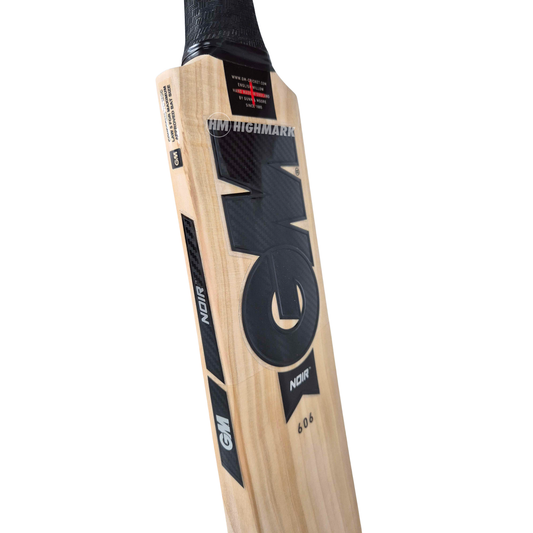 GUNN & MOORE GM Noir DELTA 606 L555 Grade 3 English Willow Cricket Bat '26/27 - Adult