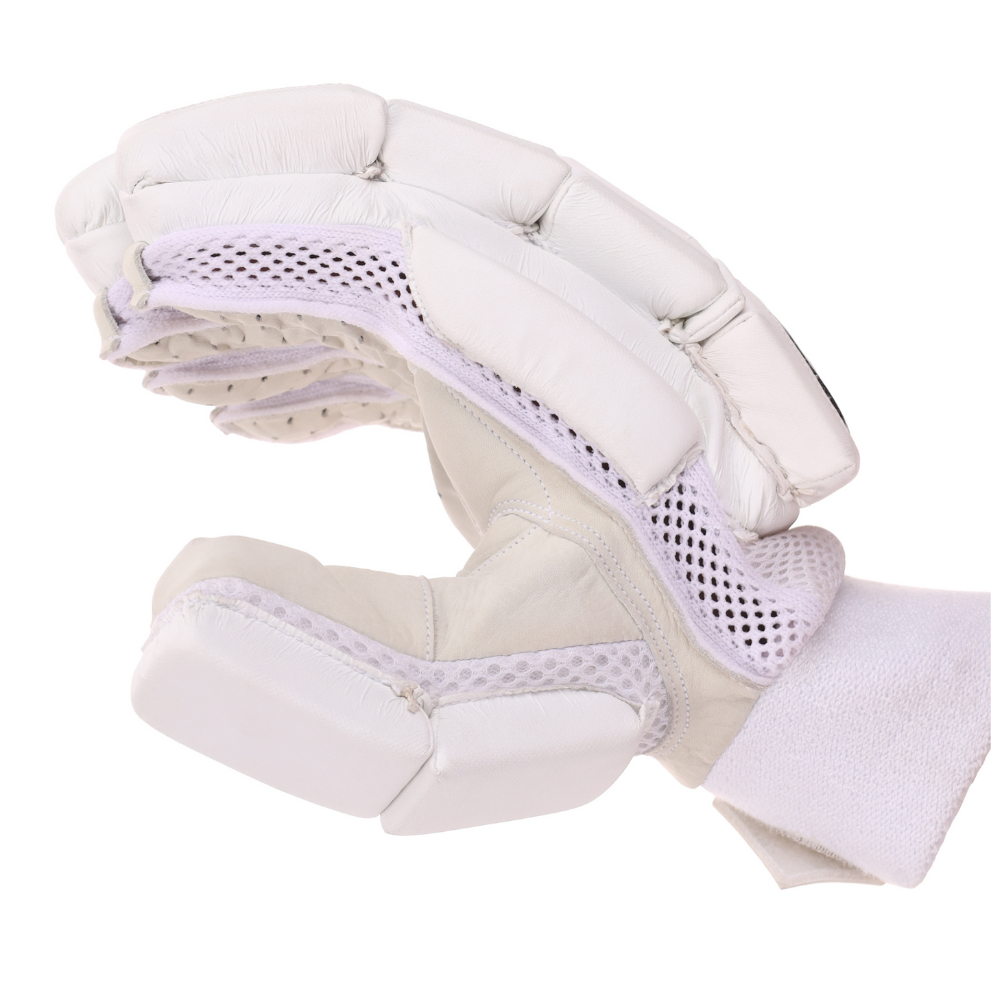 SG Litevate White Batting Gloves '24 - Youth