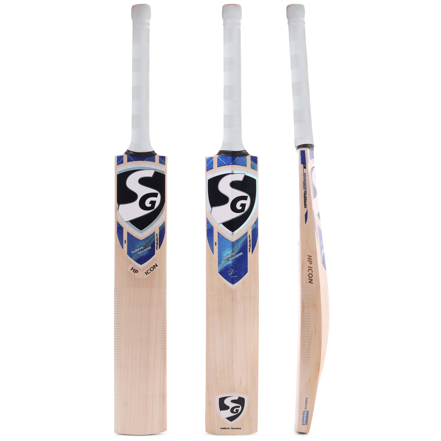 SG HP Icon Grade 3 English Willow Cricket Bat '24/25 - Short Handle