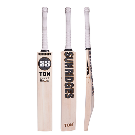 SS TON Retro 5 Star Grade 2 English Willow Cricket Bat '25 - Short Handle