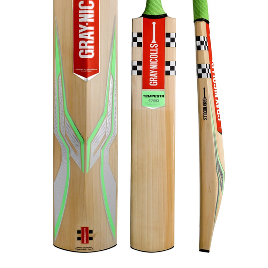 GRAY-NICOLLS GN Tempesta 1750 Play Now Grade 1 English Willow Cricket Bat - Short Handle