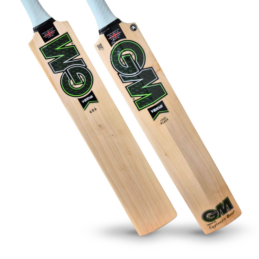 GUNN & MOORE GM Verva 606 L540 Grade 3 English Willow Cricket Bat - Senior Short Blade
