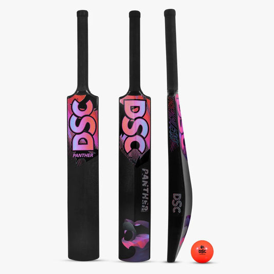 DSC Panther Plastic Cricket Bat with Wind Ball - Adult
