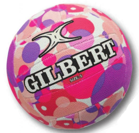 GILBERT Glam Spots Netball '26 - Size 5