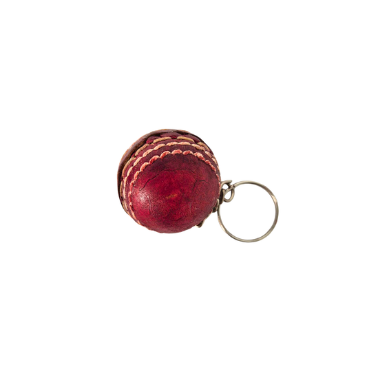 HM Leather Cricket Ball Keyring