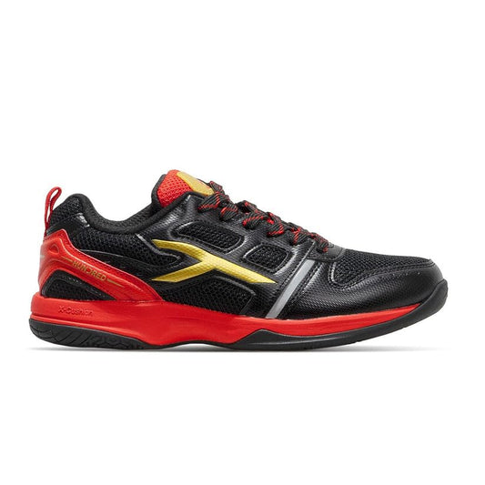 HUNDRED Blast Badminton Shoes - Black/Red/Gold
