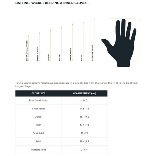 >> KOOKABURRA Aura Pro 2.0 Batting Gloves '23/24 - Small Adult