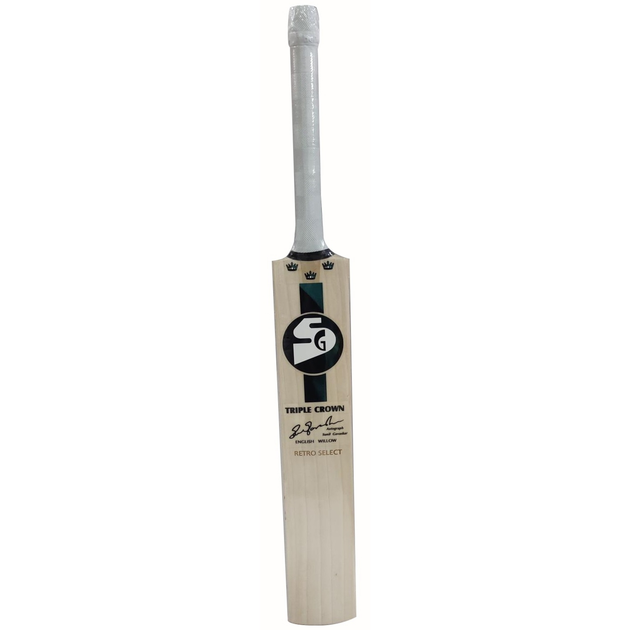 SG Triple Crown Retro Select Grade 3 English Willow Cricket Bat Shor