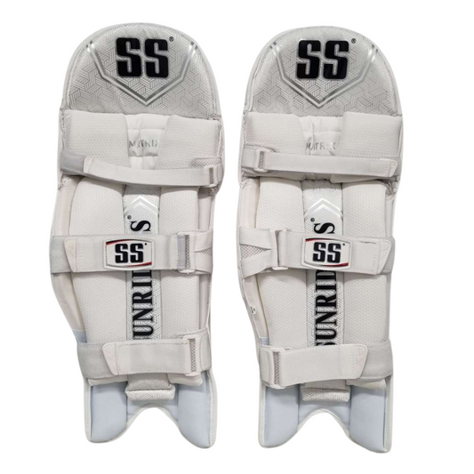 SS Matrix Batting Leg Guards White '25 - Adult