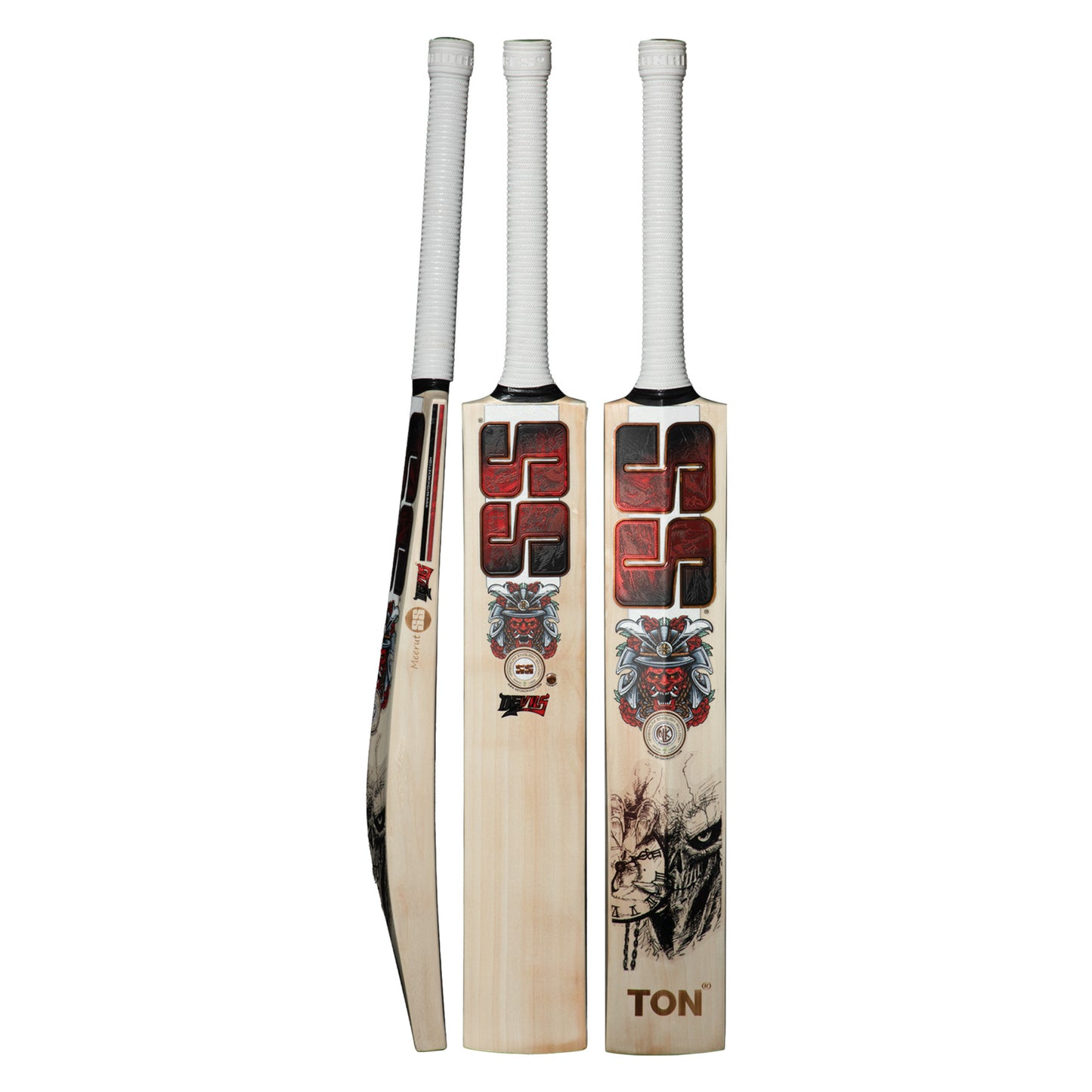 SS Devils Grade 2 English Willow Cricket Bat '24 - Short Handle