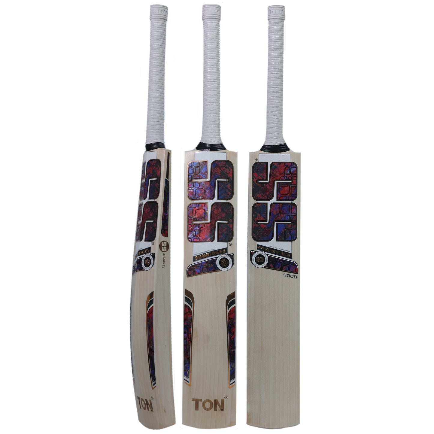 SS Master 9000 Grade 1+ English Willow Cricket Bat '25 - Short Handle