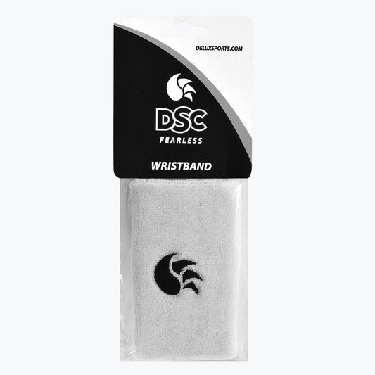DSC Wrist Band 12.5cm/5" White (1 piece) - One Size Fits Most