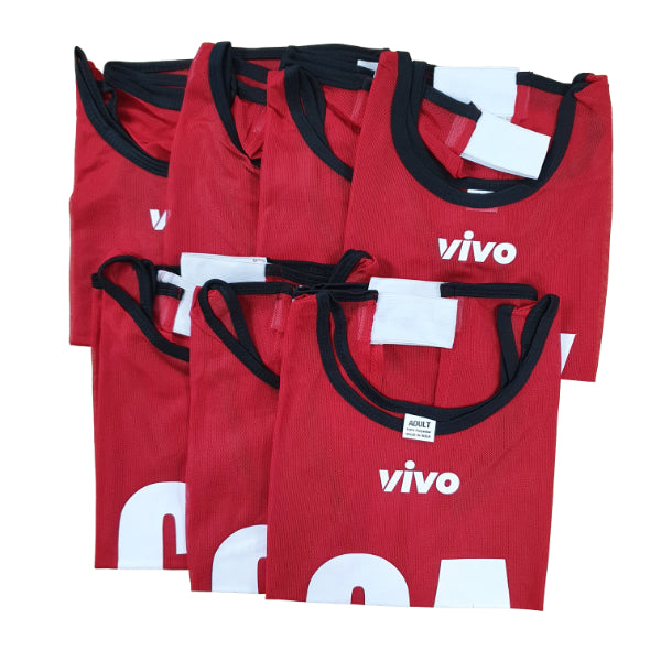 VIVO Netball Mesh Bibs - Full Set of 7 pcs - Highmark Cricket