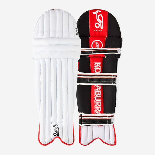 KOOKABURRA BEAST Pro 6.0 Batting Leg Guards - Junior Size - Highmark Cricket