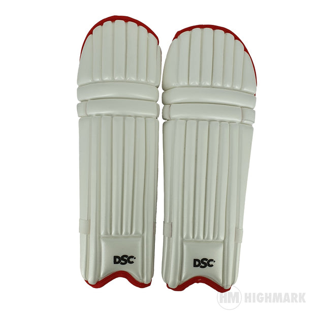 DSC Moulded Batting Leg Guards - Junior - Highmark Cricket