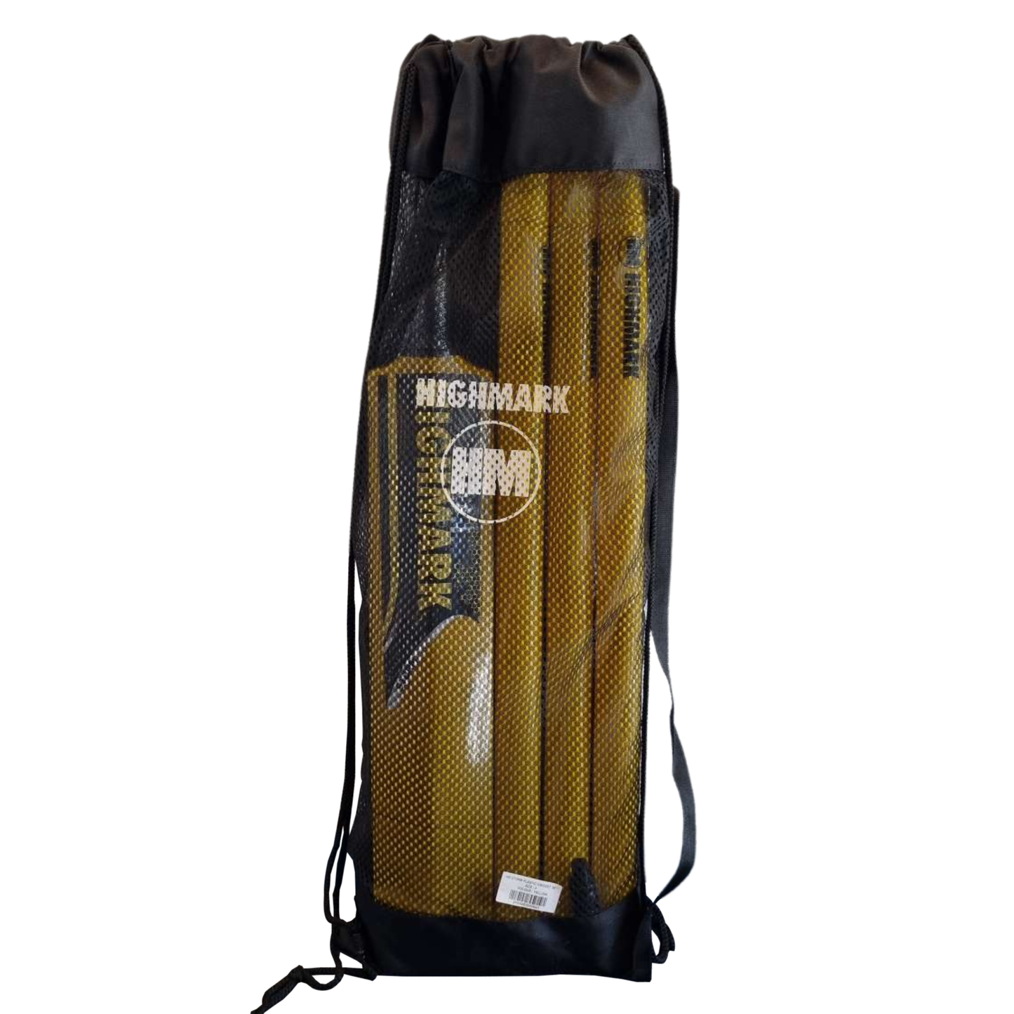 HM STORM Plastic Cricket Set with Drawstring Mesh Carry Bag - Highmark Cricket