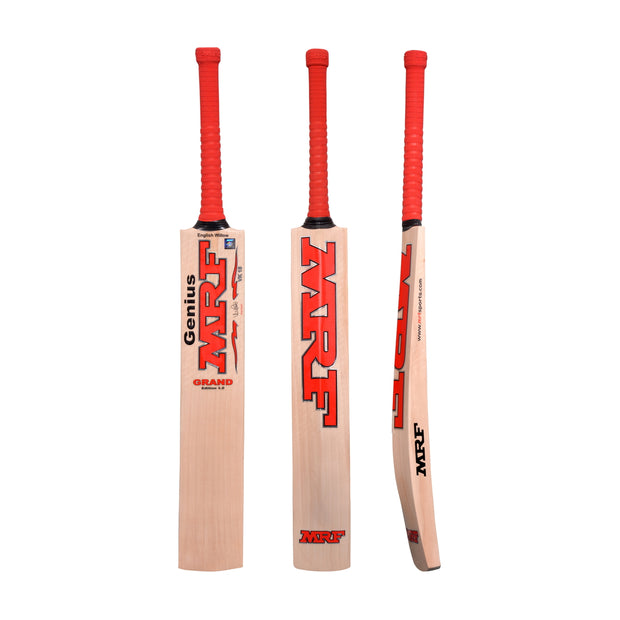 MRF GENIUS Grand Edition 3.0 Grade 3 English Willow Cricket Bat - Highmark Cricket