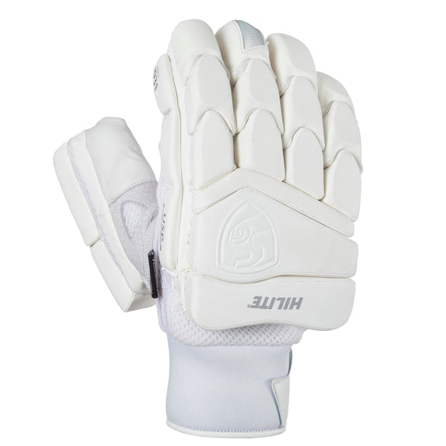 SG Hilite White Batting Gloves Adult Size Highmark Cricket