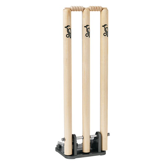 KOOKABURRA Spring Back Stumps - Natural Finish - Highmark Cricket