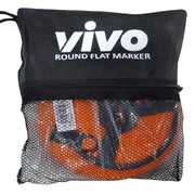 VIVO Round Flat Markers with a Carry Holder (10 pcs) - Highmark Cricket