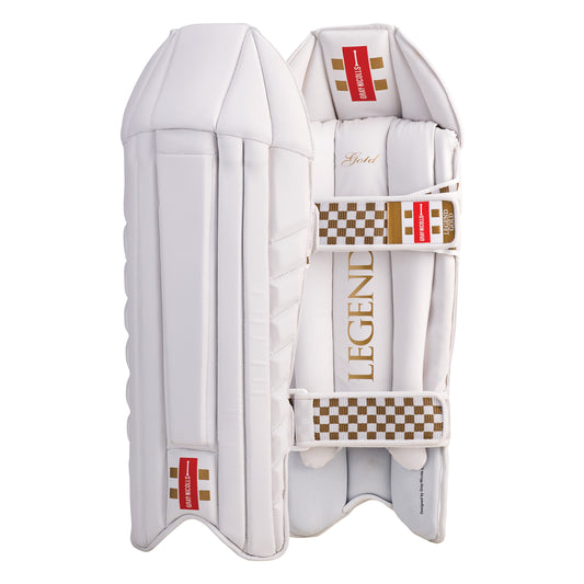 GRAY-NICOLLS GN Legend Gold Wicket Keeping Leg Guards - Adult