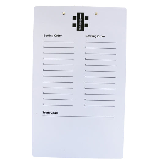 GRAY-NICOLLS GN Cricket Coaching Clipboard