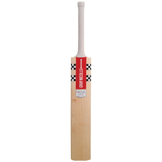 GRAY-NICOLLS GN Nova 2500 Grade 1 English Willow Cricket Bat - Short Handle