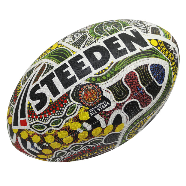 STEEDEN NRL Indigenous All Stars Supporter Rugby League Ball