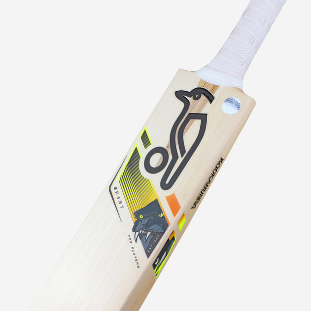 KOOKABURRA Beast Pro Players Grade 1 English Willow Cricket Bat '23 - Short Handle