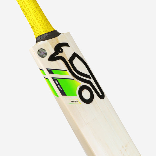 KOOKABURRA Kahuna Pro 5.0 Grade 6 English Willow Cricket Bat '24 - Short Handle