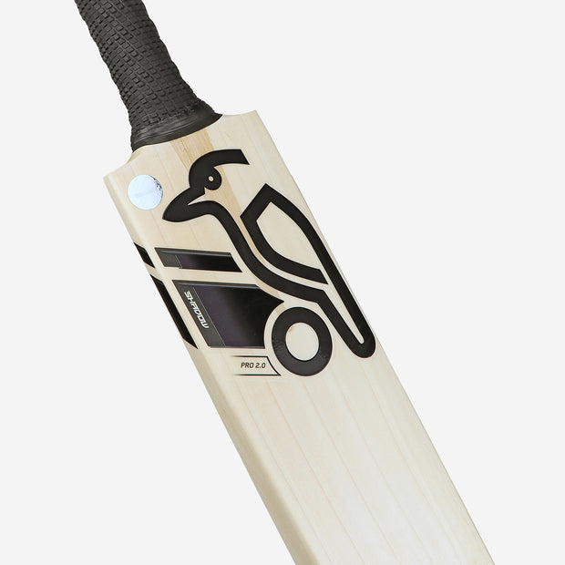 KOOKABURRA Shadow Pro 2.0 Grade 3 English Willow Cricket Bat '24 - Short Handle