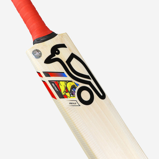 KOOKABURRA Beast Pro 6.0 Grade 6 English Willow Cricket Bat '24 - Short Handle