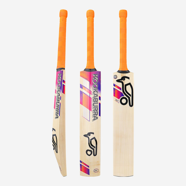 KOOKABURRA Aura Pro 3.0 Supalite Grade 5 English Willow Cricket Bat '24 - Short Blade