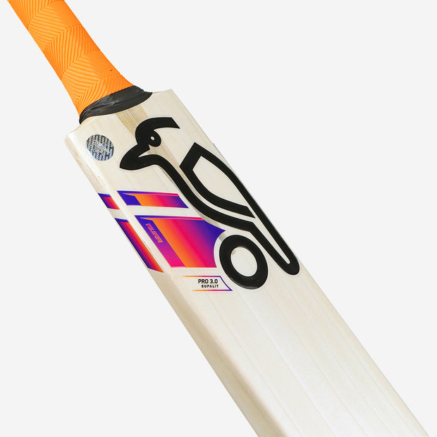 KOOKABURRA Aura Pro 3.0 Supalite Grade 5 English Willow Cricket Bat '24 - Short Blade