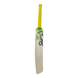 Kookaburra Kahuna Pro Players English Willow Cricket Bat front left view from a slight angle.