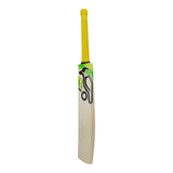 Kookaburra Kahuna Pro Players English Willow Cricket Bat front right view from a slight angle.