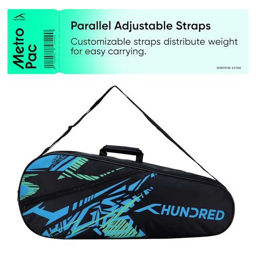 HUNDRED Metro Pac Badminton Racquet Bag